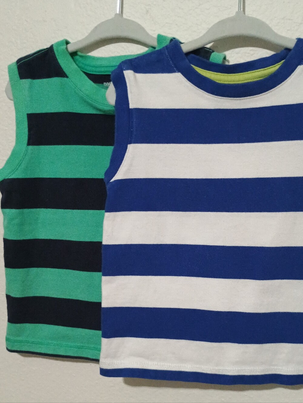 4/$15 (2) Pack OshKosh Sleeveless Striped Shirts, 2T